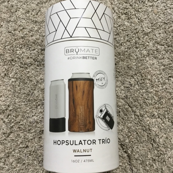 Brumate Hopsulator Trio 12/16oz Can cooler Bevlock Lid Ice Puck - Picture 3 of 3